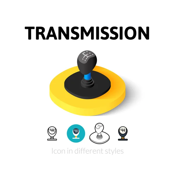 Icône de transmission dans un style différent — Image vectorielle