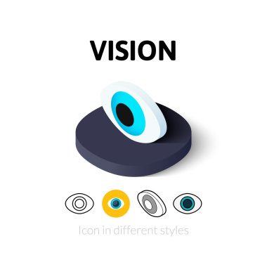 Vizyon kutsal kişilerin resmi içinde farklı stil