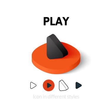 Farklı tarzı oyun simgesi