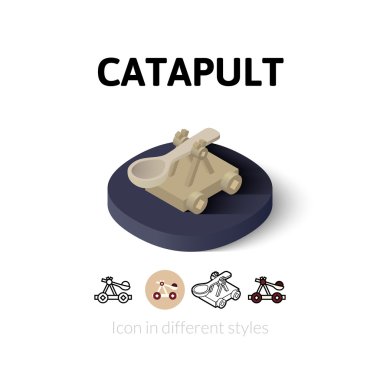 Catapult icon in different style