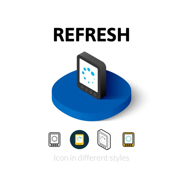 Atualizar ícone em estilo diferente —  Vetores de Stock