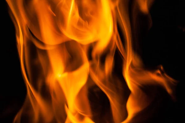Wenn Man Sich Das Feuer Ansieht Scheint Lebendig Sein — Stockfoto