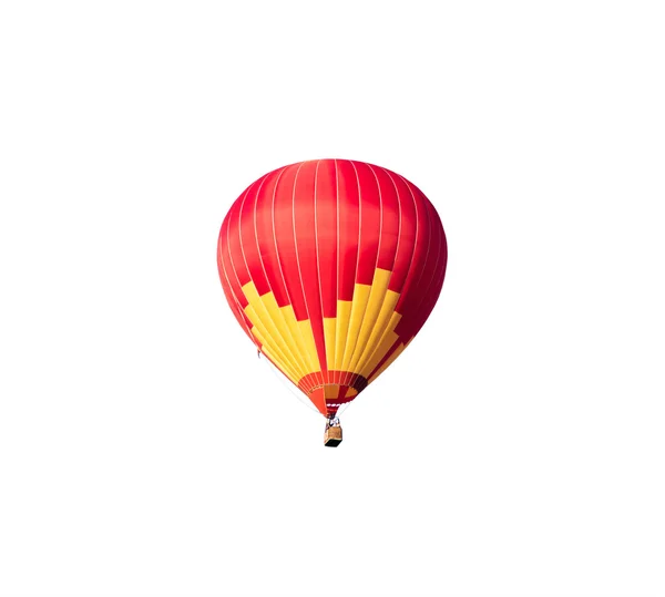 Balon na gorące powietrze izolowany na białym tle — Zdjęcie stockowe