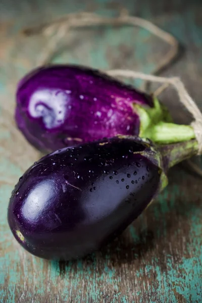 Stillleben mit Auberginen (Auberginen)) — Stockfoto