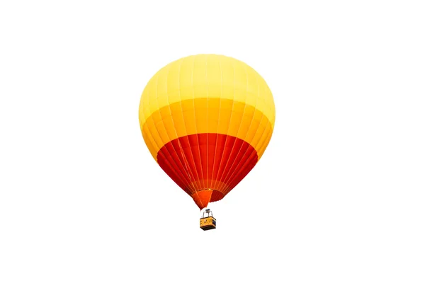 Ballon à air chaud isolé sur fond blanc — Photo