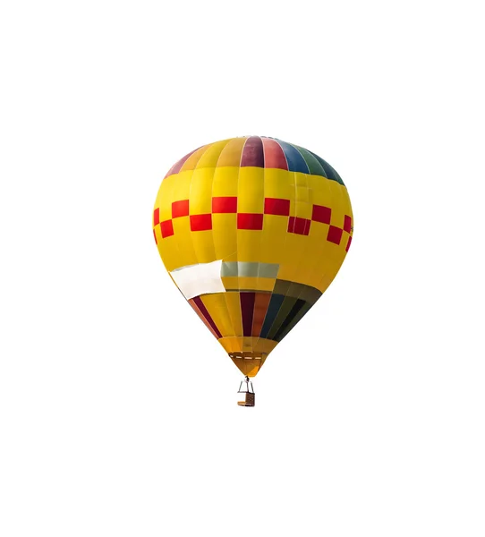 Horkovzdušný balón izolované na bílém pozadí — Stock fotografie