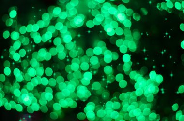 Noel ağacı zemin üzerine yeşil bokeh