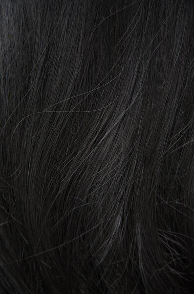 Close up Woman hair on white background
