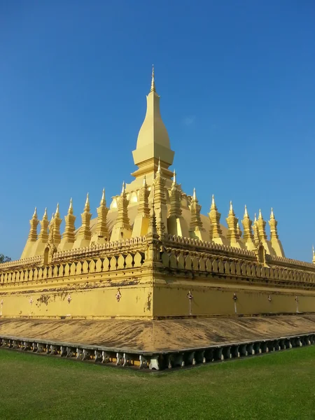 Pha que Luang stupa em Vientiane, Laos — Fotografia de Stock