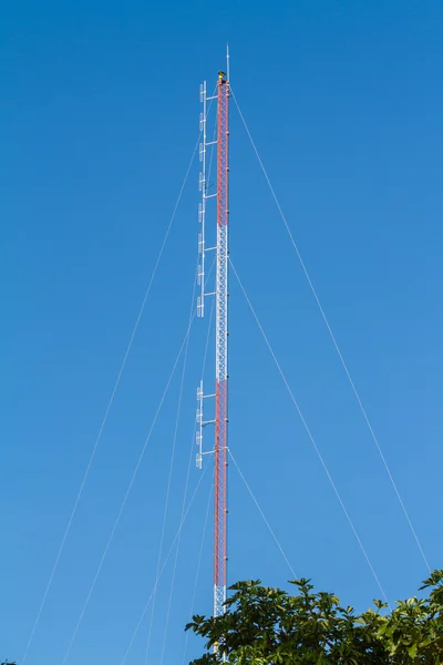 Antenna radio per la trasmissione — Foto Stock