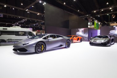 Bangkok - 30 Mart: Lamborghini araba 36 inci ekranda Bangkok Uluslararası Motor Show 30 Mart 2015 Bangkok, Tayland