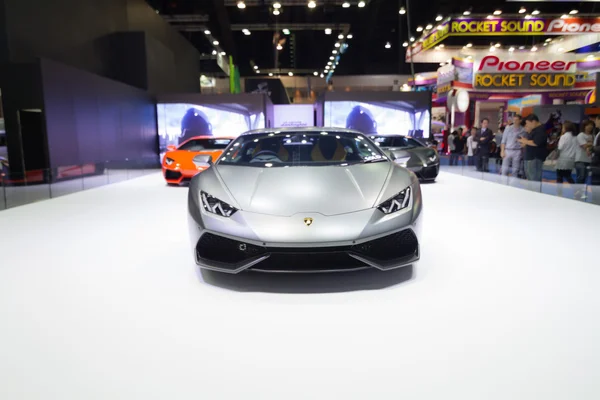 BANGKOK - MARCH 30: Lamborghini car on display at The 36 th Bangkok International Motor Show on March 30, 2015 in Bangkok, Thailand — Stock Photo, Image