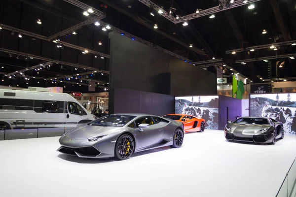 Bangkok - 30 Mart: Lamborghini araba 36 inci ekranda Bangkok Uluslararası Motor Show 30 Mart 2015 Bangkok, Tayland