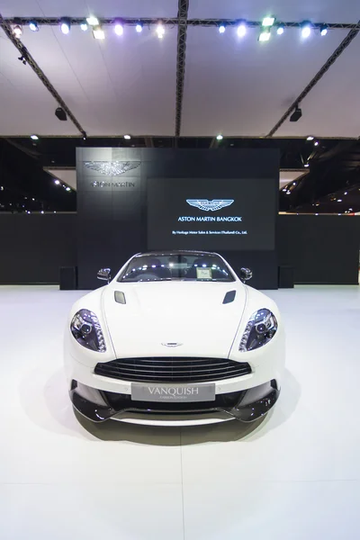 BANGKOK - MARCH 30: Aston Martin car on display at The 36th Bangkok International Motor Show on March 30, 2015 in Bangkok, Thailand — Stock Photo, Image