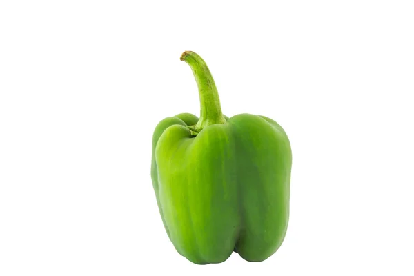 Chili verde aislado sobre fondo blanco — Foto de Stock