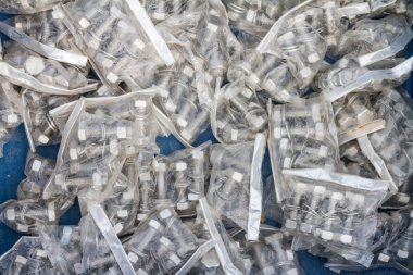Perakende için plastik torbalarda altı köşe başlı cıvata