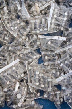 Perakende için plastik torbalarda altı köşe başlı cıvata