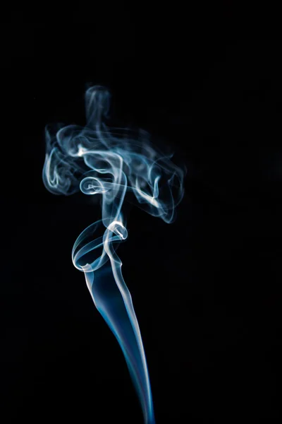 Абстрактный дым в форме человека — стоковое фото