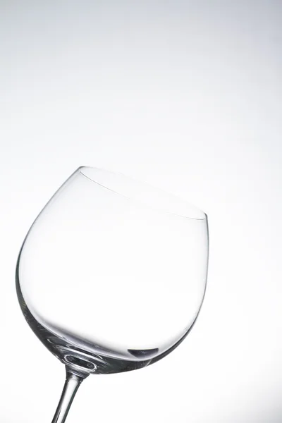 Copo de vinho no fundo branco — Fotografia de Stock