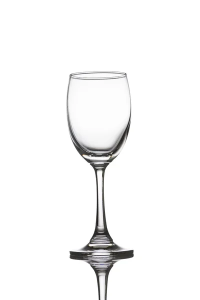 白色背景下隔离的酒杯 — 图库照片