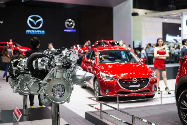 BANGKOK - DECEMBER 1, 2015 : Mazda car on display at The 32nd Ba — Stock Photo, Image