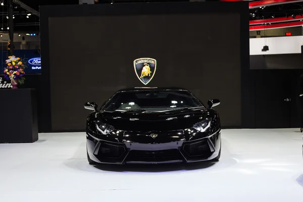 Lamborghini super car on display — Stock Photo, Image