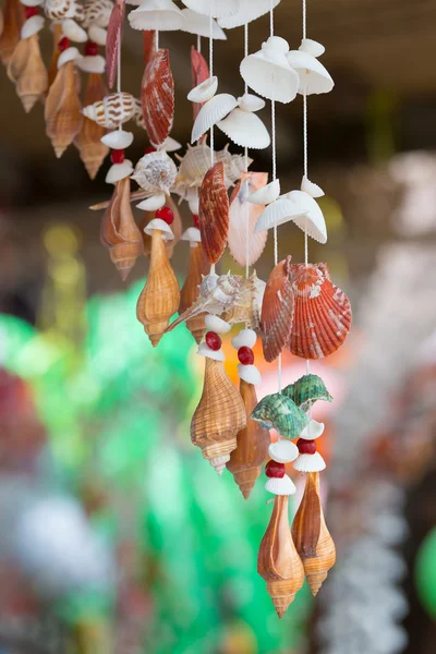 Curtains made from shells — Stock Photo, Image