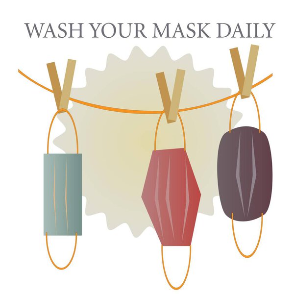 Мыть маску Ежедневный знак