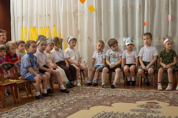 Kinderen op de kleuterschool — Stockfoto