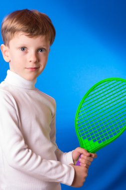 Tenis oynadım çocuk