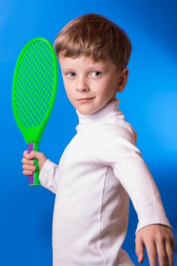 Tenis oynadım çocuk