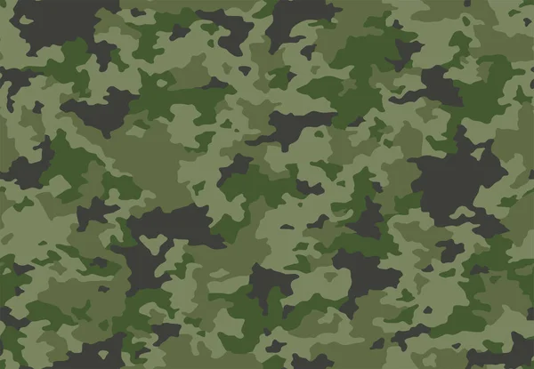 Pełny Bezszwowy Wektor Kamuflażu Armii Wojskowa Camo Skin Decor Textile — Wektor stockowy