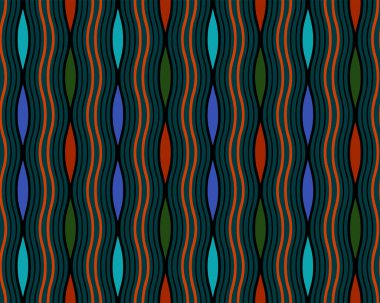 Tam Kusursuz Dikey Çizgiler Doku Deseni. Renkli Vektör. Kadınlar Kumaş Parmak İzi Giydirir. Tekstil ve Ev Dekorasyonu için Tasarım. 