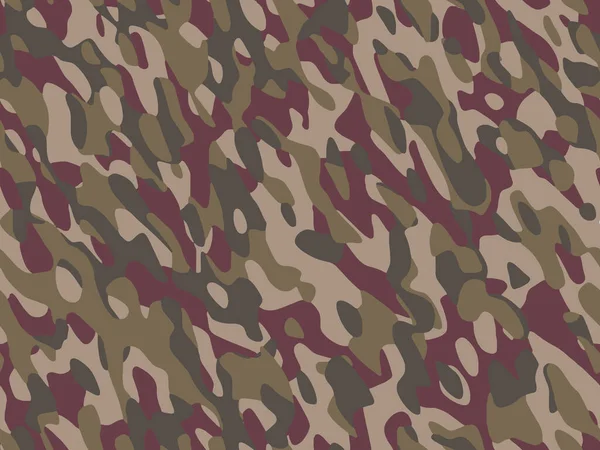 Full Seamless Abstract Military Camouflage Skin Pattern Vector Decor Textile — Stock Vector