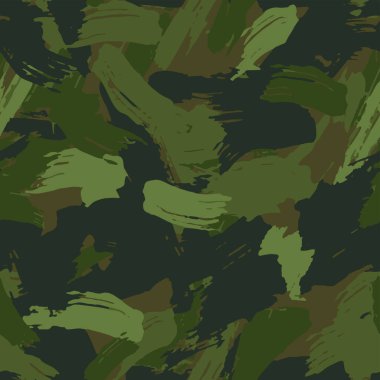 Askeri tekstil için tam kusursuz kamuflaj dokusu deri modeli vektörü. Ceket Pantolonu, Gömlek ve Şort için kullanılabilir. Kumaş baskısı ve duvar kağıdı avlamak için ordu kamuflaj tasarımı. 