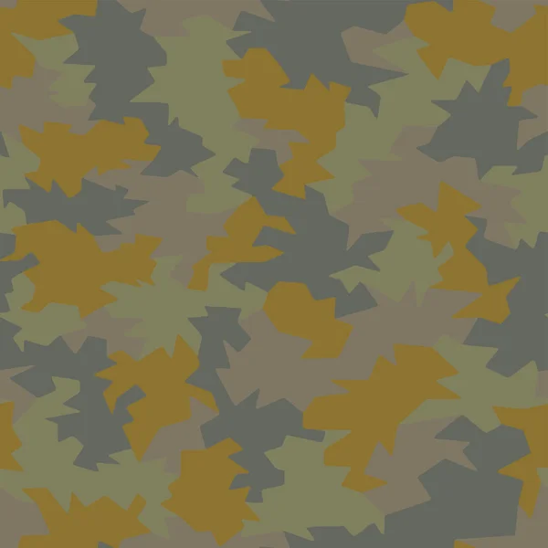 Full Seamless Camouflage Texture Skin Pattern Vector Military Textile Usable — Stock Vector