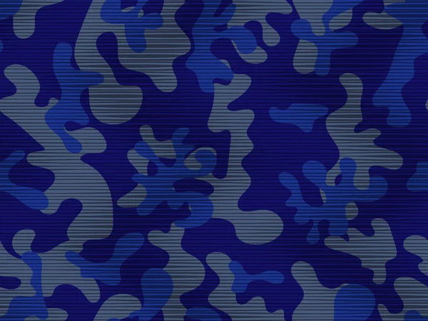 Полностью Бесшовные Современные Половинчатые Линии Камуфляжа Декора Текстиля Камо Дизайн — стоковый вектор