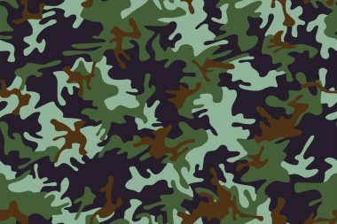 Dekor ve tekstil için kusursuz, soyut askeri kamuflaj deri modeli vektörü. Tekstil kumaş baskı ve duvar kağıdı avlamak için ordu maskeleme tasarımı. Moda ve ev tasarımı için tasarım.