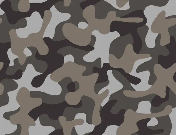 Volledige Naadloze Camouflage Textuur Huidpatroon Vector Voor Militaire Textiel Bruikbaar — Stockvector