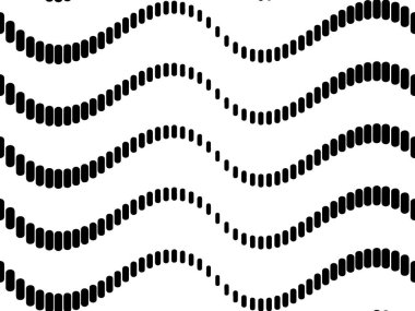 Dekor ve tekstil için kusursuz modern geometrik desen. Tekstil kumaş baskı ve duvar kâğıdı için siyah beyaz şekil. Moda ve ev tasarımı için soyut çok amaçlı model tasarımı