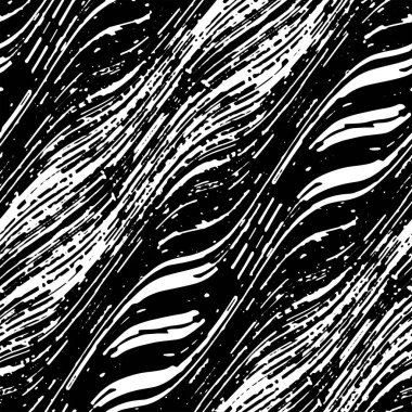 Zebra ve kaplan çizgileri için kusursuz duvar kâğıdı. Hayvan derisi desenli. Tekstil kumaş baskısı için siyah beyaz tasarım. Moda ve ev tasarımı uyuyor..