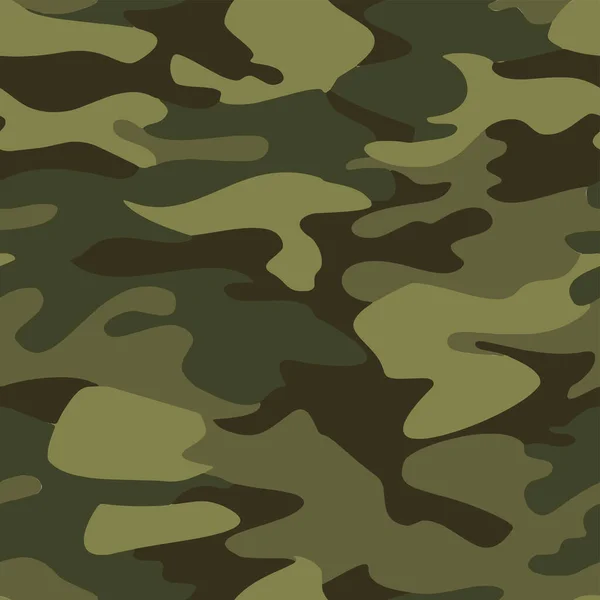 Vollständige Nahtlose Camouflage Textur Hautmustervektor Für Militärische Textilien Verwendbar Für — Stockvektor