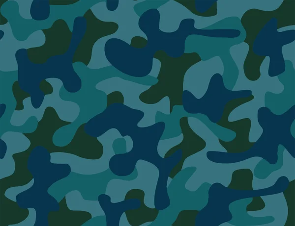 Volledige Naadloze Camouflage Textuur Huidpatroon Vector Voor Militaire Textiel Bruikbaar — Stockvector