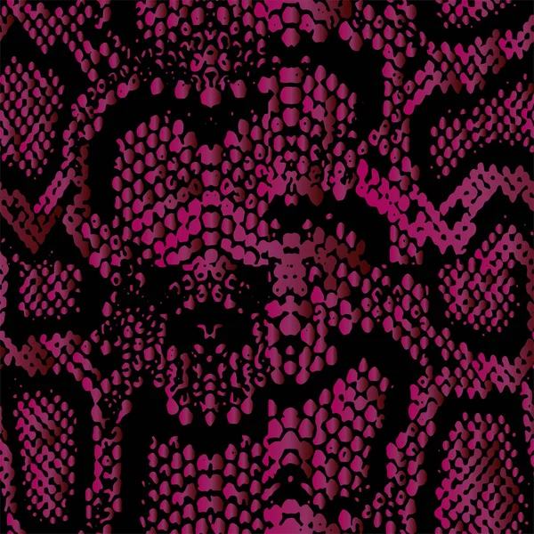 Vollständige Nahtlose Schlangenhaut Textur Muster Vektor Design Aus Rosa Schlangenleder — Stockvektor