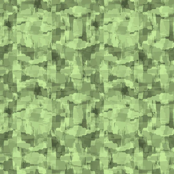 Volledige Naadloze Monochrome Camouflage Patroon Vector Voor Decoratie Groene Textuur — Stockvector