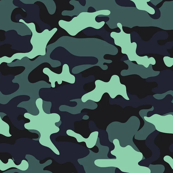 Full Seamless Camouflage Texture Skin Pattern Vector Military Textile Usable — Stock Vector