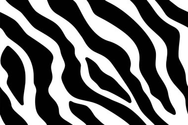 Zebra ve kaplan çizgileri için kusursuz duvar kâğıdı. Hayvan derisi desenli. Tekstil kumaş baskısı için siyah beyaz tasarım. Moda ve ev tasarımı uyuyor..