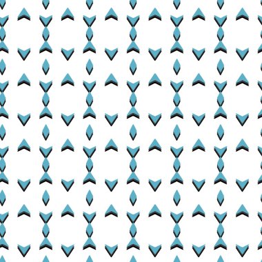 Tam Kusursuz Dikey Geometrik Şekil Doku Deseni. Monokrom Vektör. Elbise Kumaşı Parmak izi. Tekstil ve Ev Dekorasyonu için Tasarım. 