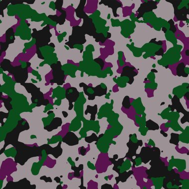 Askeri tekstil için tam kusursuz kamuflaj dokusu deri modeli vektörü. Ceket Pantolonu, Gömlek ve Şort için kullanılabilir. Kumaş baskısı ve duvar kağıdı avlamak için kirli ordu kamuflaj tasarımı. 