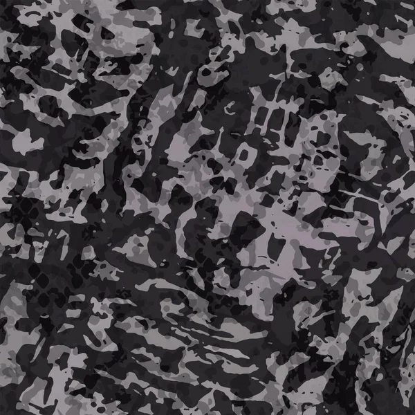 Full Seamless Dirty Army Camouflage Pattern Texture Vector Pelle Militare — Vettoriale Stock